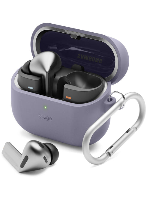 elago Samsung Galaxy Buds 3 / 3 PRO Case Silicone Hang with Carabiner